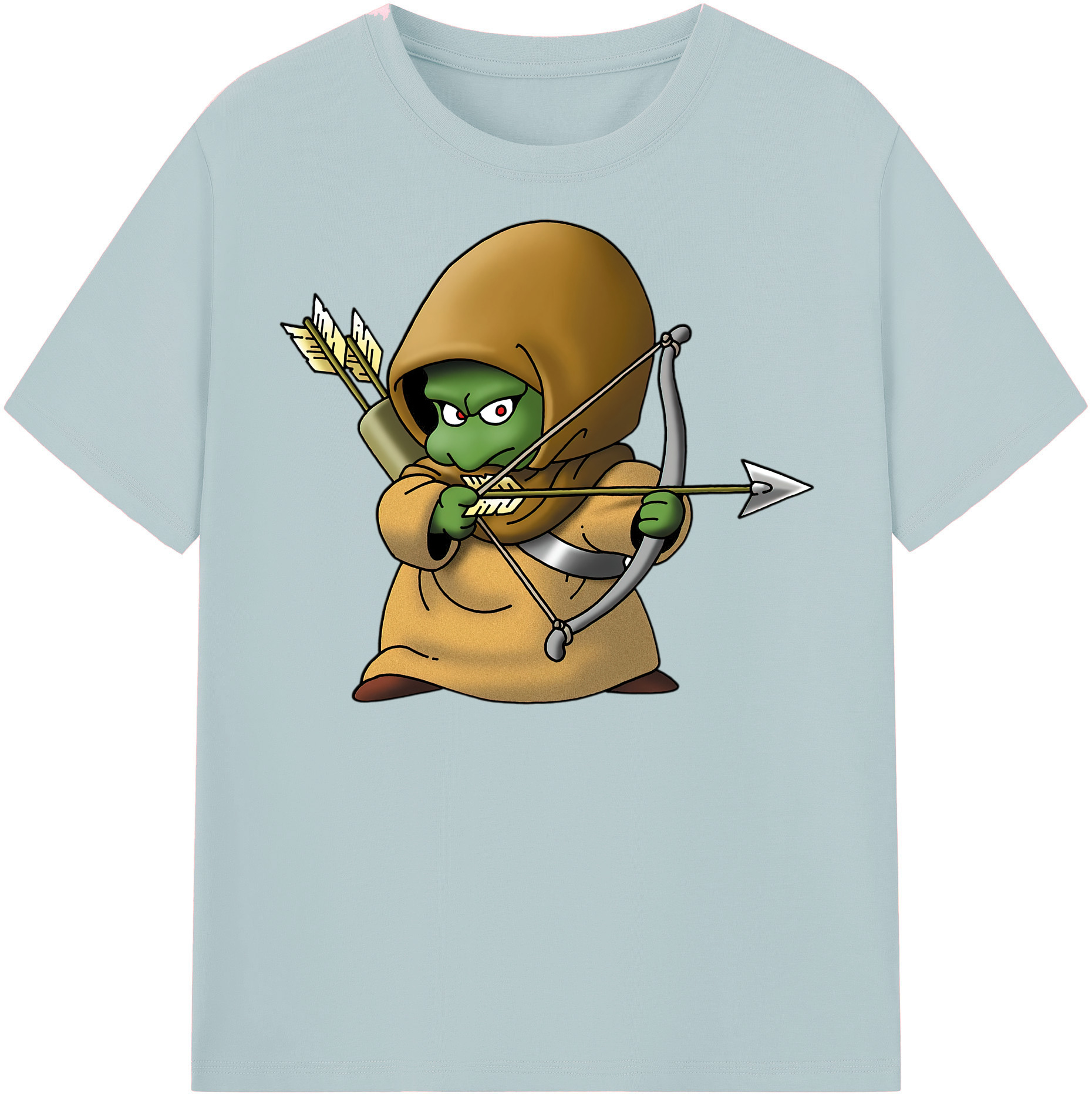 （画像用） ドラゴンクエスト Doragon Kuesuto Dragon Quest 綿100％半袖Tシャツ（フロントプリント）